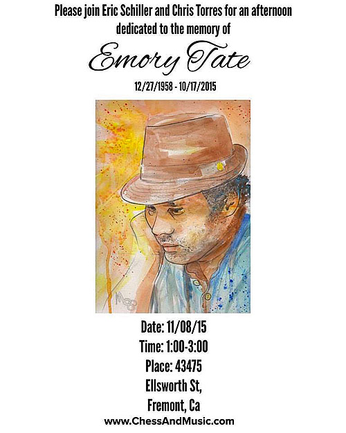 IM Emory Tate has passed away at 56 - The Chess Drum